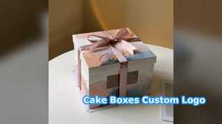 Birthday Cake Boxes 6 8 10 12 Inch Custom Logo