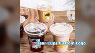 Custom PET Cups for Tea & Coffee