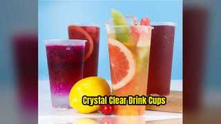90mm Clear Disposable Cups for Drinks