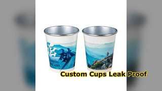 Custom Paper Cups Leak Proof Branding Solution
