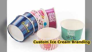 Custom Ice Cream Cups & Bowls Branding