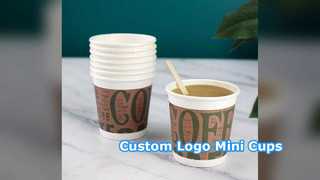 Custom Mini Paper Cups Branding & Sampling