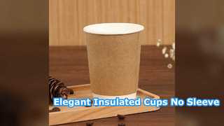 Premium Monet Purple Insulated Coffee Cups No Sleeve Needed