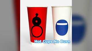 Custom Hot Drink Cups Heat Proof Lids