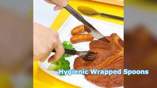 Individually Wrapped Disposable Spoons