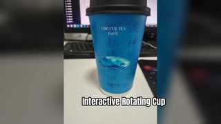 Rotating Hollow Out Coffee Cup Interactive Design