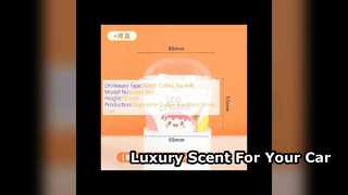 Luxury Liquid Mineral Oil Car Fragrance Hanging Bottle