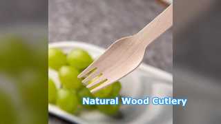 Eco Friendly Wood Cutlery Natural Dining