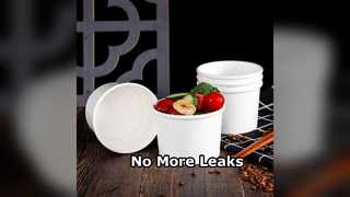 Leak Proof Soup Containers Custom Logo Takeout
