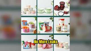 Thick Ice Cream Bowls No Leaks