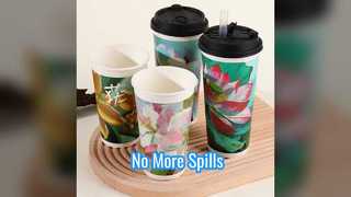 Thick Leak Proof Milk Tea Cups For Business