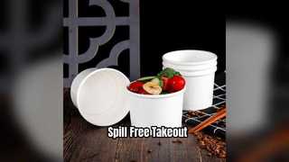 Leak Proof Soup Containers Custom Logo Takeout