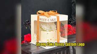 Thickened Cake Boxes Custom Logo Bakery Packaging