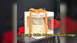 Thickened Cake Boxes Custom Logo Bakery Packaging